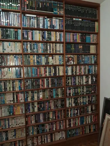 Coleção  impecável com 1300 fitas originais vhs. P/ video cassete. Shows, filmes.Cineasta