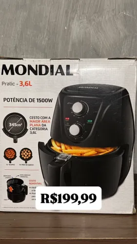 Air fryer Mondial 3,6l lacrada