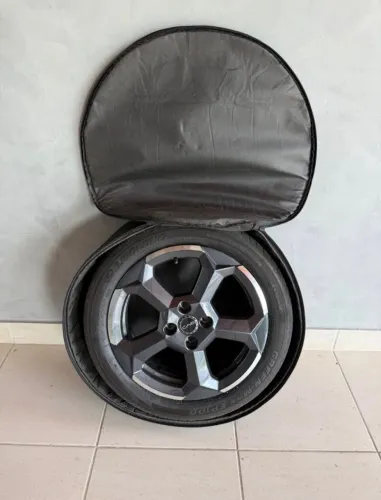 Kit Estepe Roda c/ Pneu e Capa Original BYD Dolphin Mini Zerado