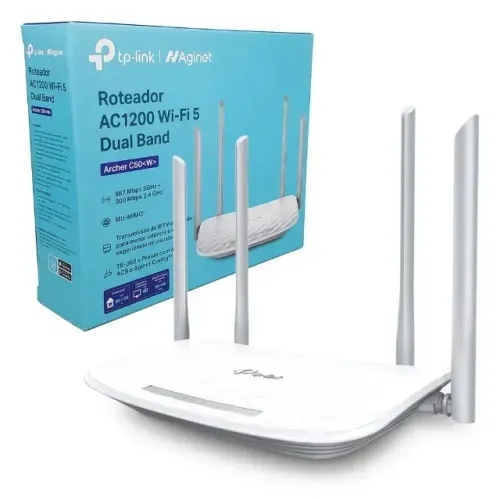 Roteador dual band Tplink ac1200 mesh 4 antenas Archer c50