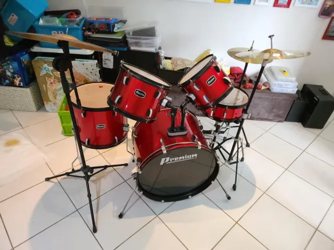 Bateria premium vermelha