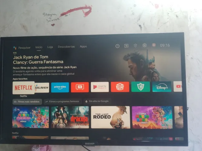 Vendo tv smart de 32 vai com controle