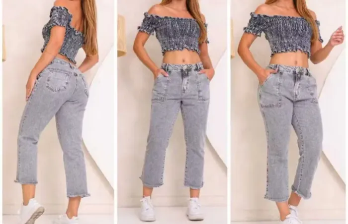 Calça jeans feminina pantacurt número 44