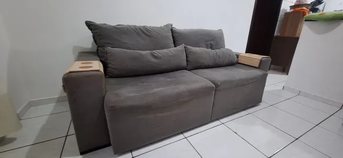 Sofá reclinável