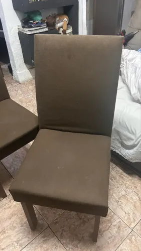 Vendo 4 cadeiras marrom