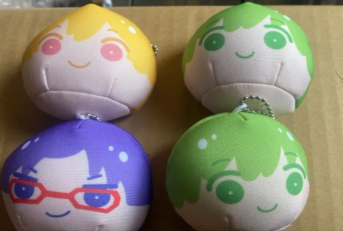 Chaveiros Pelúcias Free! Iwatobi - Makoto Rei Nagisa Aoi