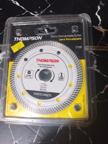 Disco diamantado turbo p porcelanato
