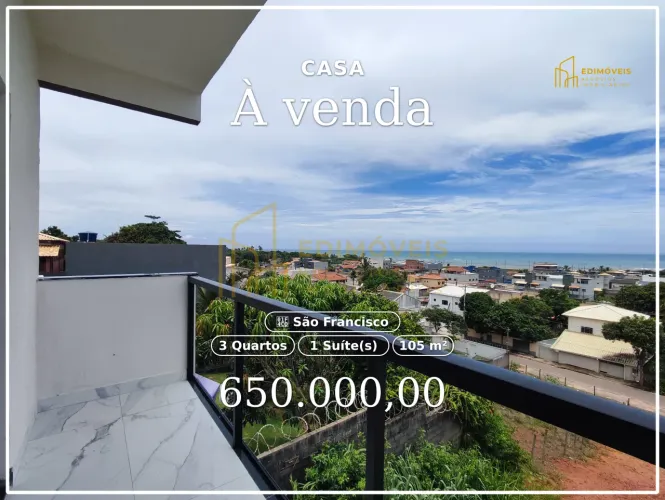 Oportunidade em São Francisco: Casa com Suíte e Varanda com Vista!