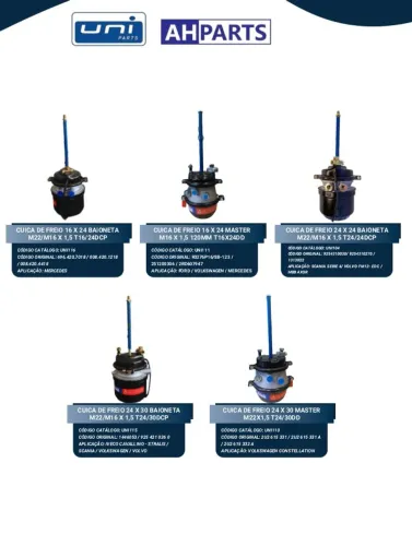 Cuicas, Válvulas, Servo de embreagem, Compressores