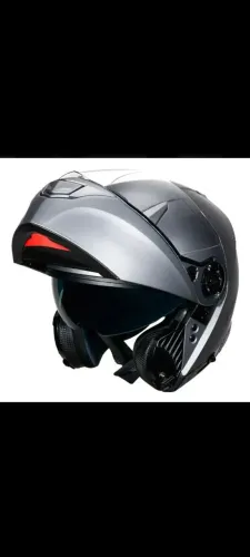Capacete Escamoteável Helt Hippo Glass Solid Titanium 56