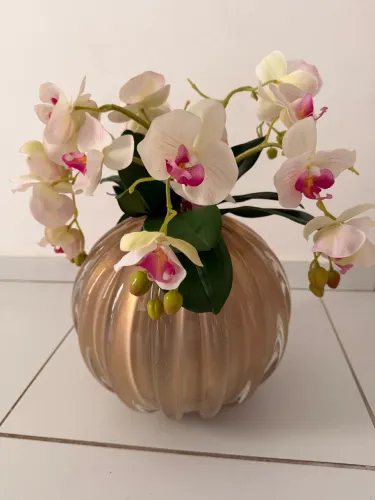 Murano oval dourado