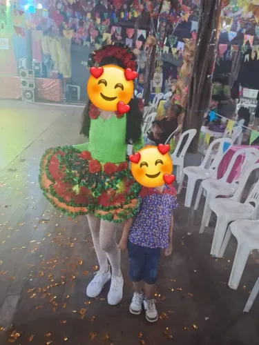 Roupa de quadrilha - Miss caipira
