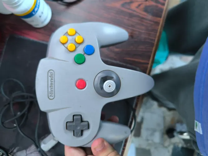 Controle Nintendo 64 Com Rumble Pak (Funcionando)