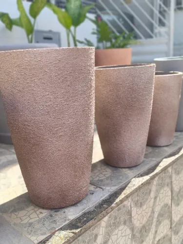 Trio de vasos cone