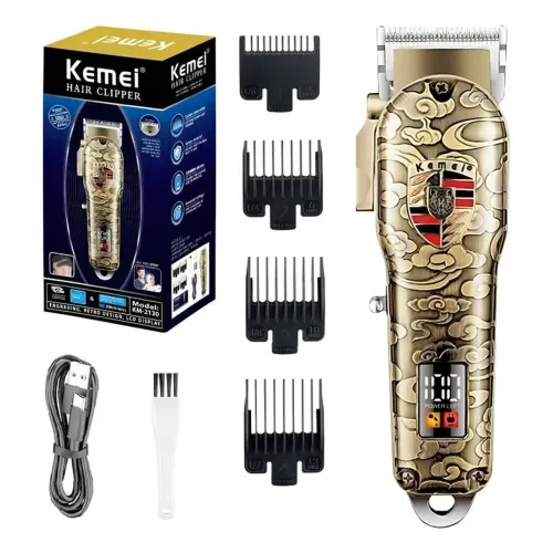 Maquina de cortar cabelo sem fio kemei