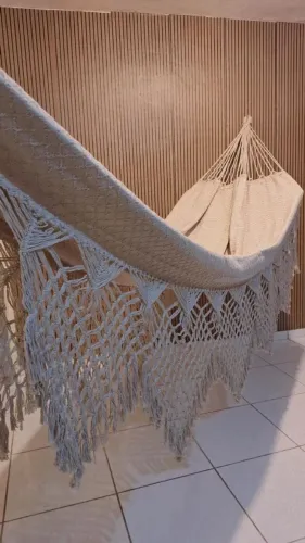 Rede de dormir bucho de boi casal reforçada algodão promoção