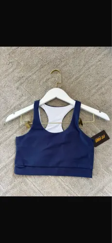 Top fitness M e G azul marinho