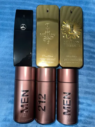 Frascos de perfumes importados