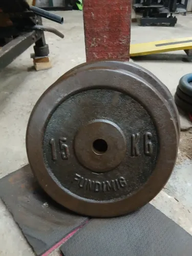 2 anilhas de 15 kg