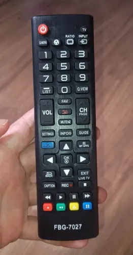 Controle Remoto Compatível Com Smart Tv LG 3d 42lb5800 /32lb570b / 32lb580b 7027