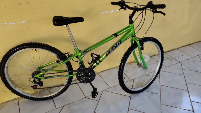 Bicicleta Aro 26 Ultra Bikes Rebaixada Solid 18 Marchas COR/VERDE KW TAMANHO/Aro 26