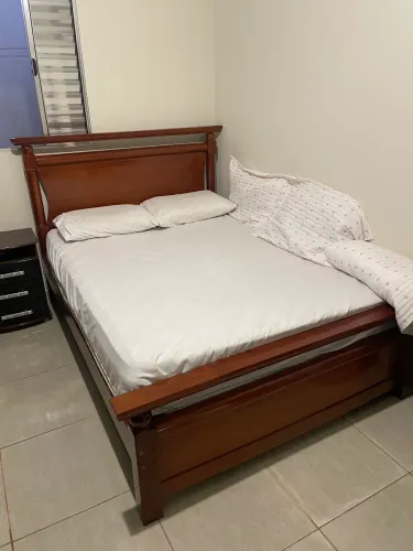 Cama Casal Madeira Maciça