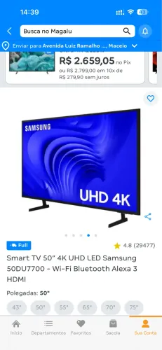 Tv Samsung 50?