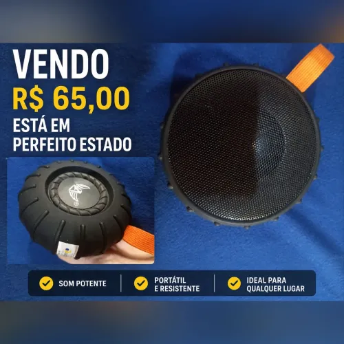Caixa de som (PROVA D'ÁGUA) 45 R$