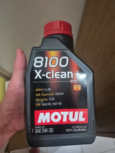 Kit óleo 5w-30 Motul 8100 x-Clean, 07 litros lacrados (Nota Fiscal)- OPORTUNIDADE !!!