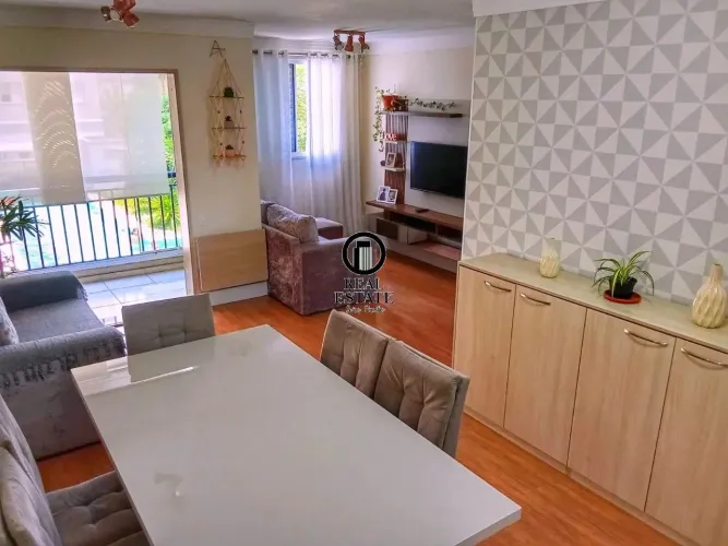 Apartamento à Venda - 64m², 3 Quartos, 1 Vaga - Morumbi