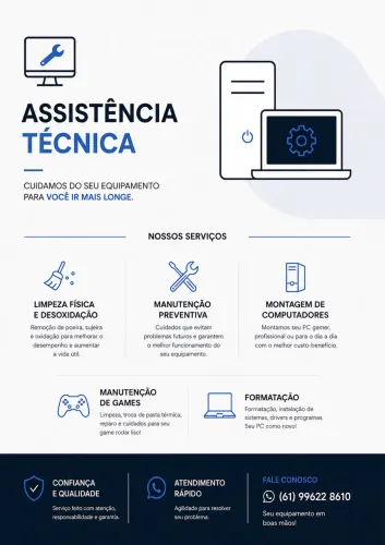 Serviços de assistência técnica