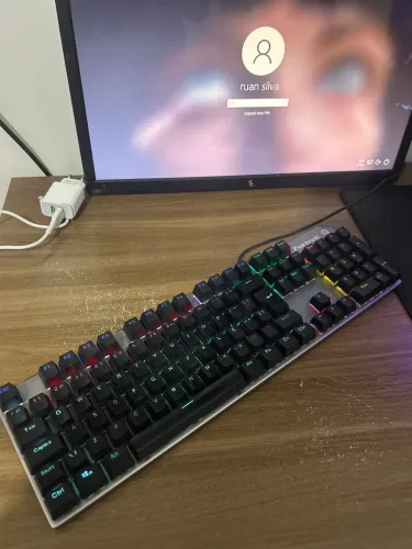 Teclado fortreck black hawk full size | original | funcionando normalmente