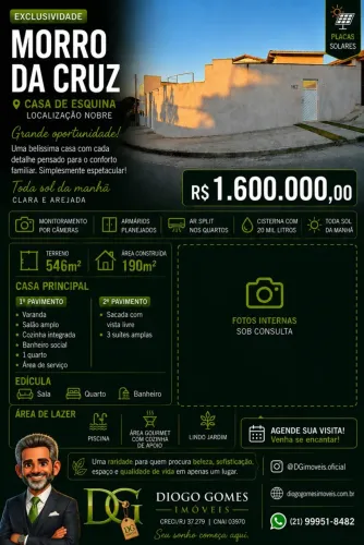 Imóvel para venda com 190 metros quadrados com 5 quartos em Porto da Roça I - Saquarema -