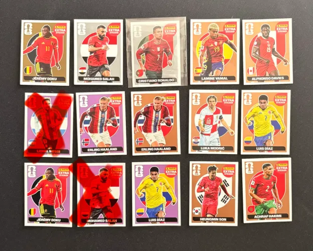 Figurinhas Extra Legends Copa do mundo 2026