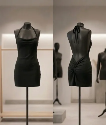 Vestido tubinho - costa nua 