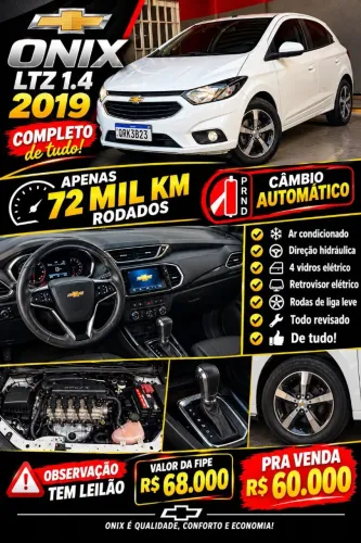 Chevrolet Onix Hatch LTZ 1.4 8V Flex Aut. 4P 2019