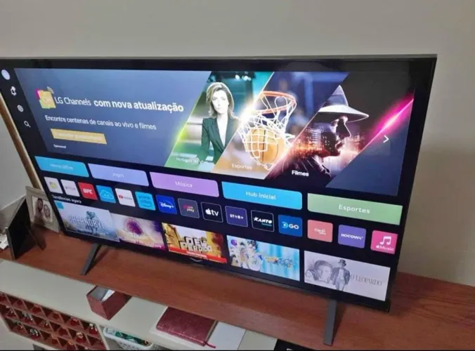 50 POLEGADAS LG SMART 4K COMANDO VOZ (ALEXA) BLUETOOTH BORDA INFINITA 300 CANAIS 