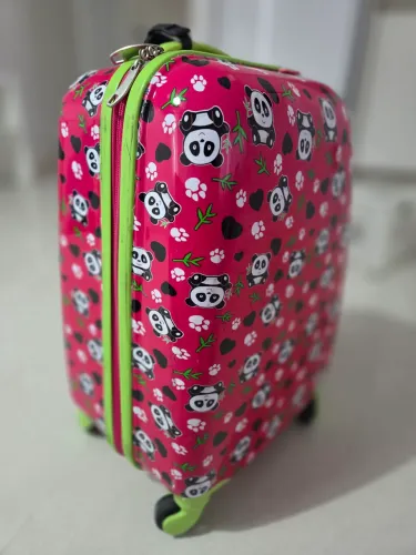 Mala Infantil Panda com rodinhas
