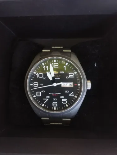 Relógio ORIENT automático três estrelas F49