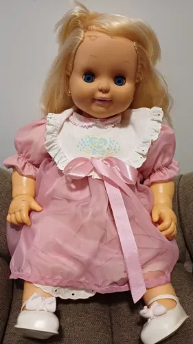 Boneca Estrela Fala Nenê - 50cm - Lêr todo anúncio (rosa)