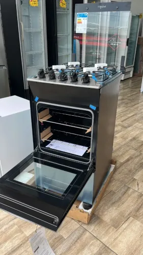 FOGÃO ELÉTRICO EM INOX COM FORNO EMBUTIDO - NOVO LACRADO NA CAIXA