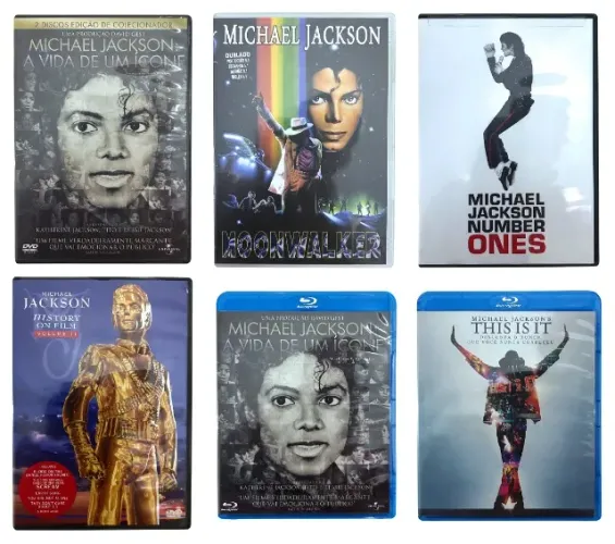 Michael Jackson - DVDs, Blu-rays e LD (Originais Importados e Nacionais)