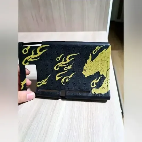 Capa Traseira Nintendo Switch - Zelda Dragão Dourado V1 V2