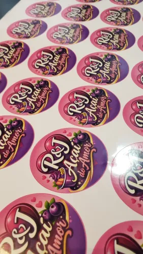 Adesivos personalizado vinil para embalagens