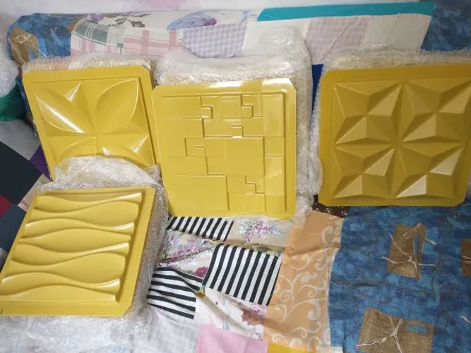 Formas De Gesso 3D 29x29 - Moldes De Gesso 3d Para Paredes