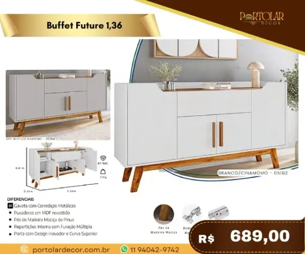 Buffet Future 1,36 a pronta entrega