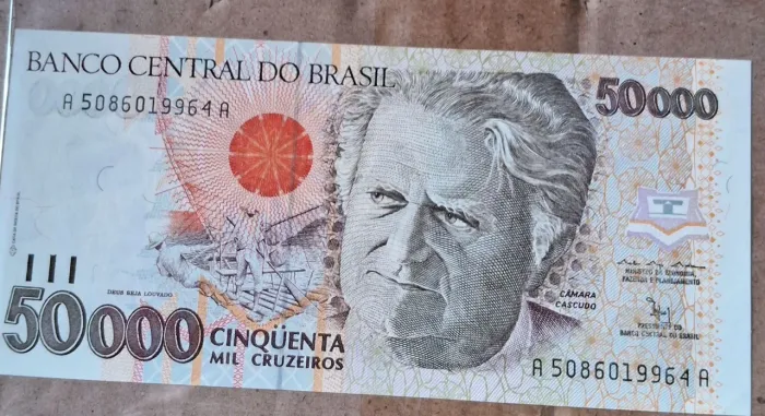 CÉDULA DE 50 MIL CRUZEIROS FE.