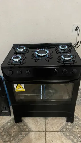 Fogão Tampo de Vidro FAÇO ENTREGA