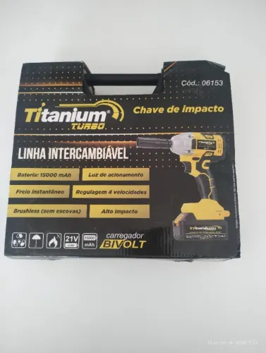 Chave de Impacto Titanium Turbo