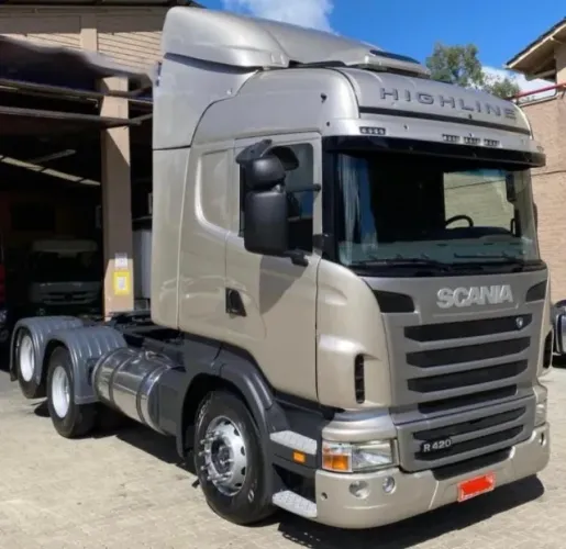 scania r420 prata 2012 - cavalo mecanico - 6x2 